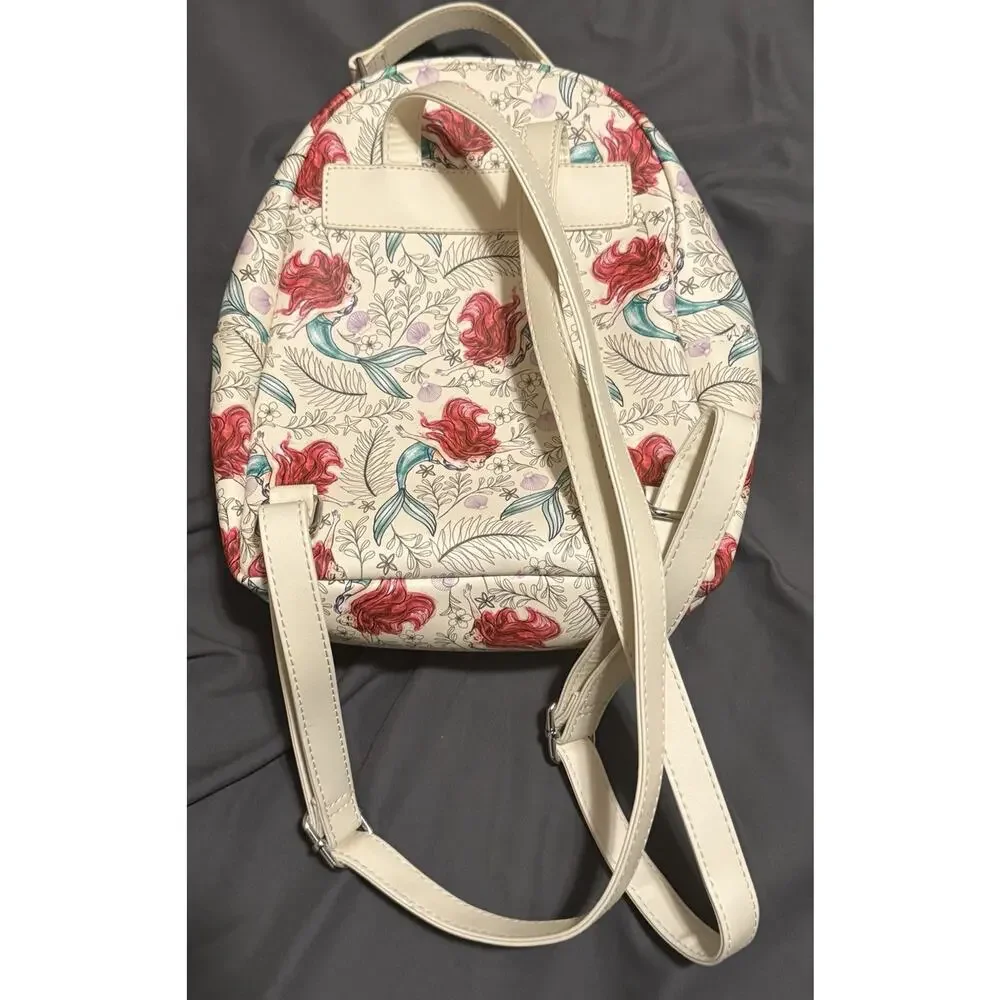 Loungefly x Disney The Little Mermaid Ariel Allover-Print Backpack EUC